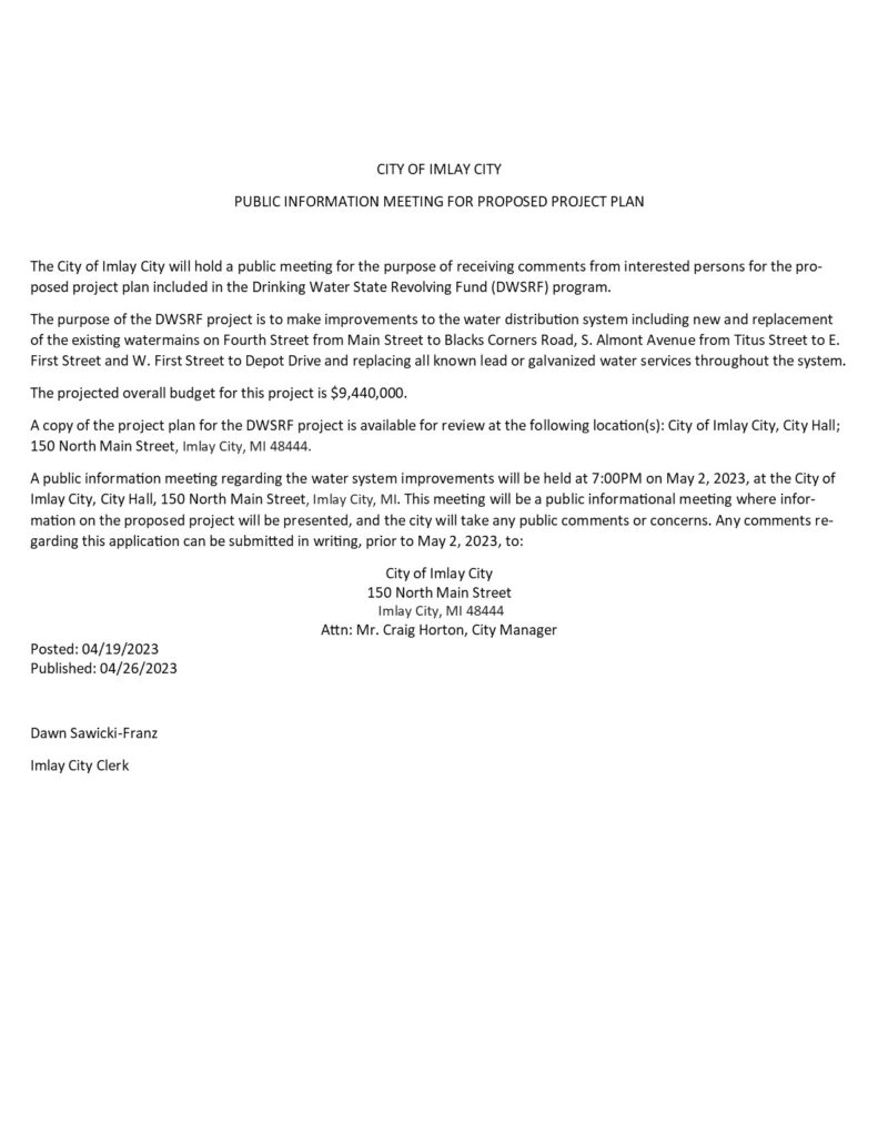 dwsrf public meeting publication